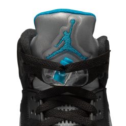 Sneakers Air Jordan 5 Retro (Black/Aquatone-Taxi) - 7 -shooos shop AirJordan5Retro Black Aquatone Taxi DD0587 04710 800x
