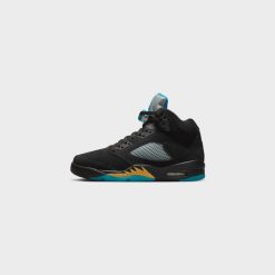 Sneakers Air Jordan 5 Retro (Black/Aquatone-Taxi) - 7