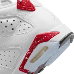 Sneakers Air Jordan 6 Retro GS (White/University Red-Black) - 4Y -shooos shop AirJordan6RetroGS White UniversityRed Black 384665 16210 800x