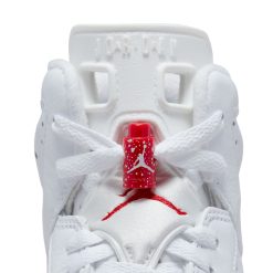 Sneakers Air Jordan 6 Retro GS (White/University Red-Black) - 4Y -shooos shop AirJordan6RetroGS White UniversityRed Black 384665 16211 800x