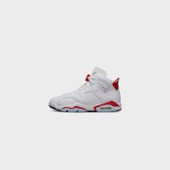 Sneakers Air Jordan 6 Retro GS (White/University Red-Black) - 4Y