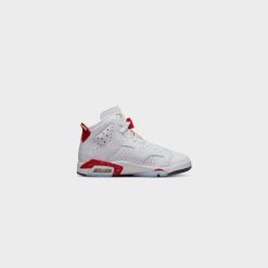 Sneakers Air Jordan 6 Retro GS (White/University Red-Black) - 4Y -shooos shop AirJordan6RetroGS White UniversityRed Black 384665 1623 800x
