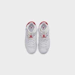 Sneakers Air Jordan 6 Retro GS (White/University Red-Black) - 4Y -shooos shop AirJordan6RetroGS White UniversityRed Black 384665 1627 800x