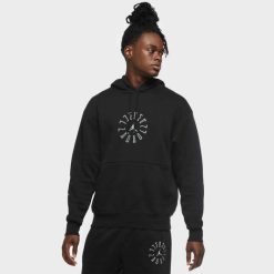 Apparel Air Jordan AJXI Black Tie Hoodie (Black) - S