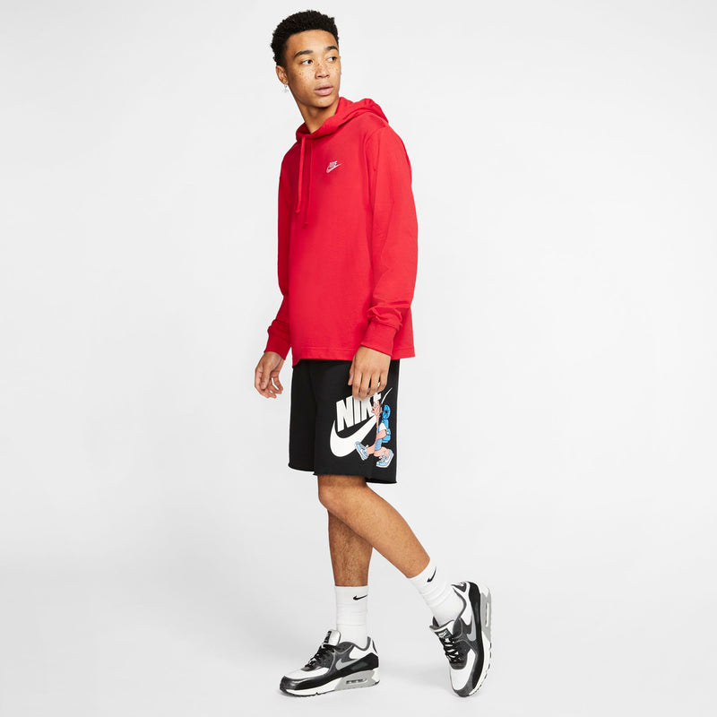 Apparel Nike NSW Club Hoodie (Red) - S 4 Apparel Nike NSW Club Hoodie (Red) - S - Image 4