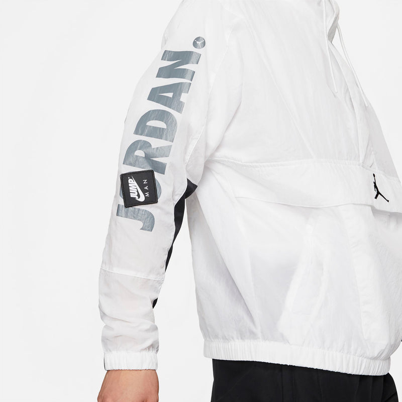 Jordan Jumpman Classic Jacket (White/Black/White) - S Apparel Jordan Jumpman Classic Jacket (White/Black/White) - S -shooos shop CV1864