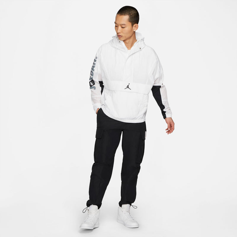 Jordan Jumpman Classic Jacket (White/Black/White) - S Apparel Jordan Jumpman Classic Jacket (White/Black/White) - S -shooos shop CV1864