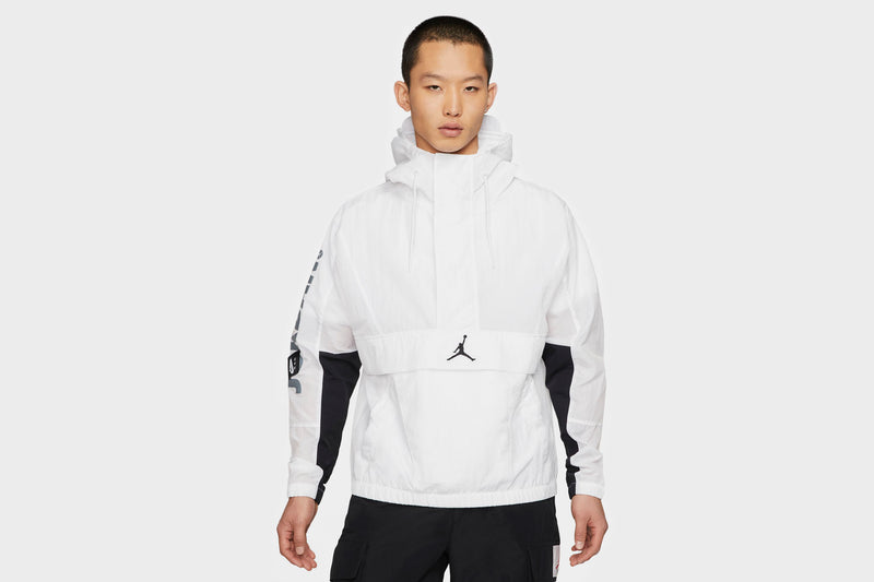 Jordan Jumpman Classic Jacket (White/Black/White) - S Apparel Jordan Jumpman Classic Jacket (White/Black/White) - S -shooos shop CV1864
