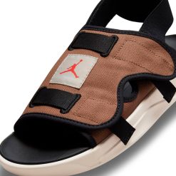 Sneakers Jordan LS Slide (Archead Brown/Habanero Red) - 7 -shooos shop CZ0791 201JordanLSSlide ArcheadBrownHabaneroRed 3 800x