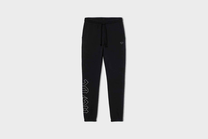 Diamond Supply Co x AC/DC - Back in Black Pant (Black) - S Apparel Diamond Supply Co X AC/DC - Back In Black Pant (Black) - S -shooos shop DiamondSupplyCoxACDC