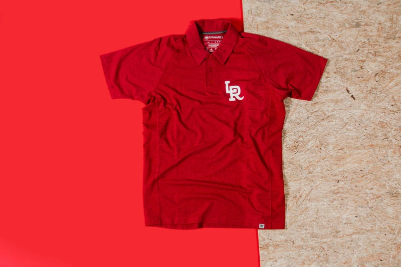 Apparel RCK X 47 - LR Forward Polo (Red/White) - S 1 Apparel RCK X 47 - LR Forward Polo (Red/White) - S
