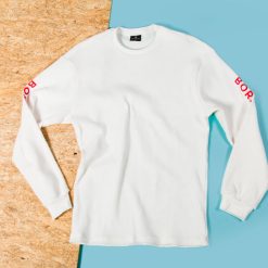 Apparel Born X Raised - Long Sleeve Crew Neck Tee (Cream) - L