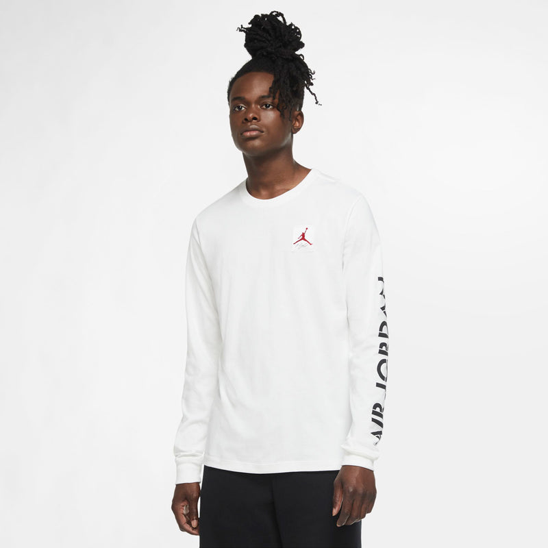 Apparel Jordan AJ4 Long Sleeve T-Shirt (White) - S 2 Apparel Jordan AJ4 Long Sleeve T-Shirt (White) - S - Image 2