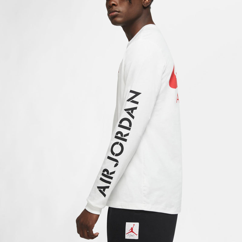 Apparel Jordan AJ4 Long Sleeve T-Shirt (White) - S 4 Apparel Jordan AJ4 Long Sleeve T-Shirt (White) - S - Image 4