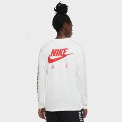 Apparel Jordan AJ4 Long Sleeve T-Shirt (White) - S