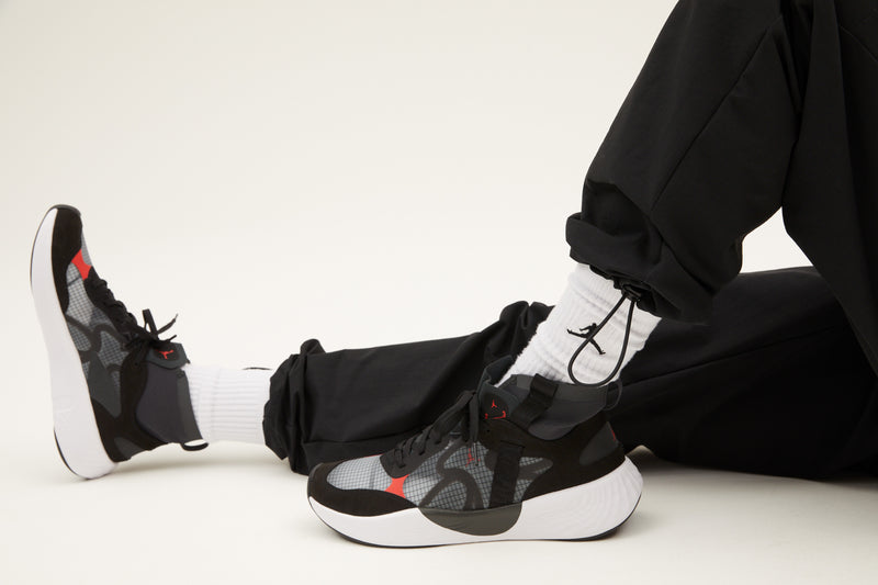 Jordan Delta 3 Mid (Black/Chile Red-Anthacite) - 7 Sneakers Jordan Delta 3 Mid (Black/Chile Red-Anthacite) - 7 -shooos shop JordanDelta3Mid Black ChileRed Anthacite DR7614