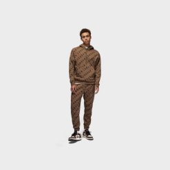 Apparel Jordan Essential Fleece Pullover Hoodie (Palomino/Sail/Black) - S