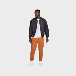 Apparel Jordan Essentials Printed Fleece Pants (Brown) - M -shooos shop JordanEssentialsPrintedFleecePants Brown DH3519 2411 800x