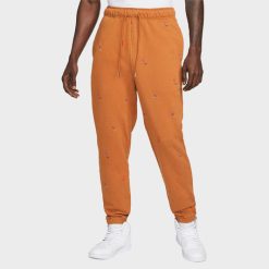 Apparel Jordan Essentials Printed Fleece Pants (Brown) - M