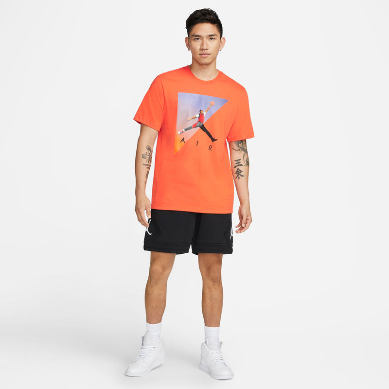 Jordan Flight Graphic T-Shirt (Orange) - S Apparel Jordan Flight Graphic T-Shirt (Orange) - S -shooos shop JordanFlightGraphicT Shirt Orange CZ8410