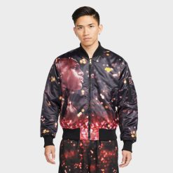 Apparel Jordan Jumpman Graphic MA-1 Jacket (Black/Archaeo Brown) - S