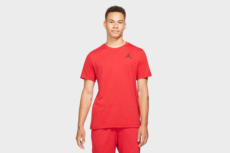 Jordan Jumpman SS T-Shirt (Fire Red/Black) - S Apparel Jordan Jumpman SS T-Shirt (Fire Red/Black) - S -shooos shop JordanJumpmanSST Shirt FireRed Black DC7485