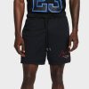 Apparel Jordan Men’s Essential Mesh Graphic Shorts (Black/Red) - S