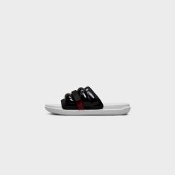 Sneakers Jordan Super Play Slide (Black/University Red-White) - 7
