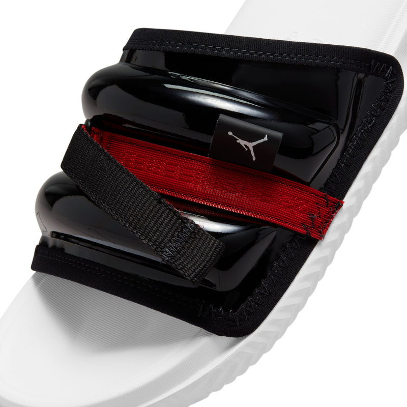 Jordan Super Play Slide (Black/University Red-White) - 7 Sneakers Jordan Super Play Slide (Black/University Red-White) - 7 -shooos shop JordanSuperPlaySlide Black UniversityRed White DM1683