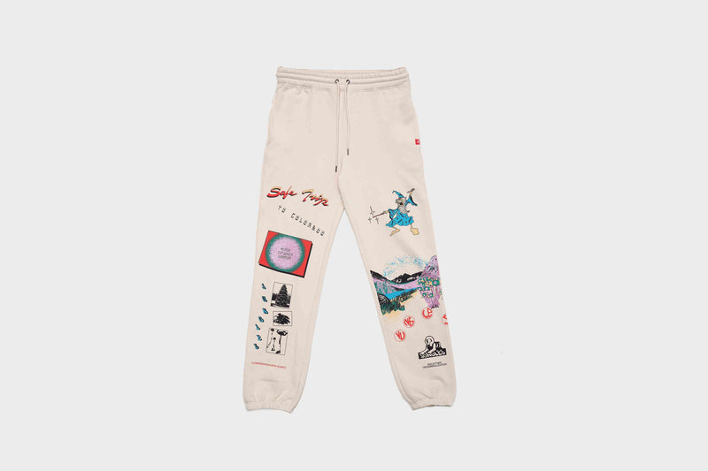 Jungles - Safe Trip Sweatpants (Cream) - S Apparel Jungles - Safe Trip Sweatpants (Cream) - S -shooos shop Jungles