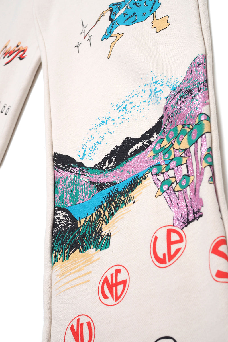 Jungles - Safe Trip Sweatpants (Cream) - S Apparel Jungles - Safe Trip Sweatpants (Cream) - S -shooos shop Jungles