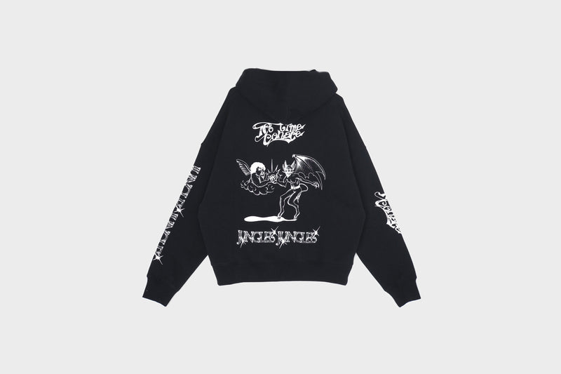 Jungles No Time To Hate Embroidered Hoodie (Black) - S Apparel Jungles No Time To Hate Embroidered Hoodie (Black) - S -shooos shop