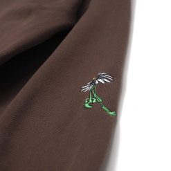 Apparel Jungles Sad Daisy Hoodie (Chocolate Brown) - S -shooos shop JunglesSadDaisyHoodie ChocolateBrown 3 800x