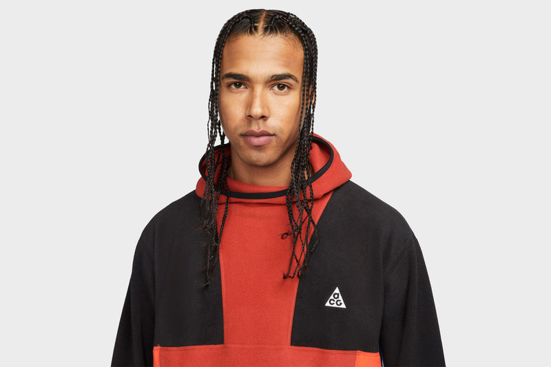 Nike ACG Polartec® "Wolf Tree" Pullover Hoodie (Cinnabar/Black/Rush Orange/Dutch Blue) - S Apparel Nike ACG Polartec® "Wolf Tree" Pullover Hoodie (Cinnabar/Black/Rush Orange/Dutch Blue) - S -shooos shop NikeACGPolartec WolfTree PulloverHoodie Cinnabar Black RushOrange DutchBlue CV0642