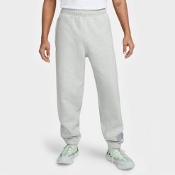 Apparel Nike ACG Therma-FIT Airora Fleece Pants (Grey Heather/Black/Lt Smoke Grey) - M
