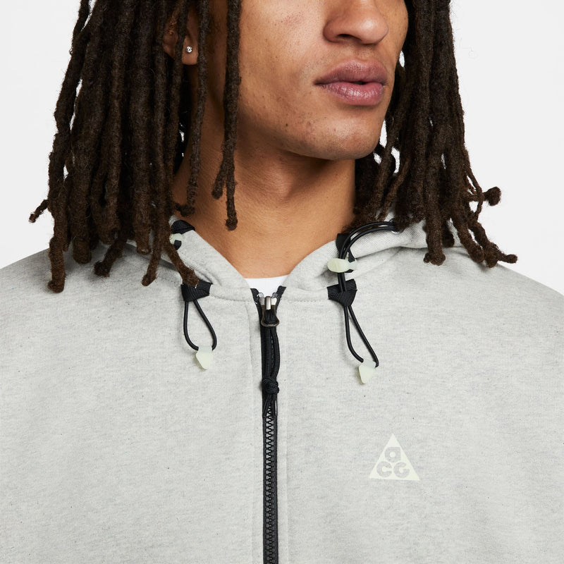Nike ACG Therma-FIT “Airora” Full-Zip Fleece Hoodie (Grey Heather/Black/Light Smoke Grey) - S Apparel Nike ACG Therma-FIT “Airora” Full-Zip Fleece Hoodie (Grey Heather/Black/Light Smoke Grey) - S -shooos shop NikeACGTherma FIT Airora Full ZipFleeceHoodie GreyHeather Black LightSmokeGrey DM4248
