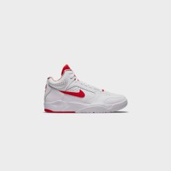 Sneakers Nike Air Flight Lite Mid (White/University Red) - 7 -shooos shop NikeAirFlightLiteMid White UniversityRed DJ2518 1014 800x