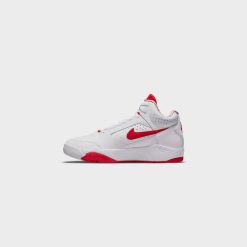 Sneakers Nike Air Flight Lite Mid (White/University Red) - 7 -shooos shop NikeAirFlightLiteMid White UniversityRed DJ2518 1015 800x