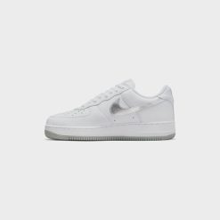 Sneakers Nike Air Force 1 Low Retro (White/Metallic Silver) - 7 -shooos shop NikeAirForce1LowRetro White MetallicSilver DZ6755 1005 800x