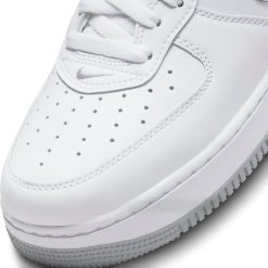 Sneakers Nike Air Force 1 Low Retro (White/Metallic Silver) - 7 -shooos shop NikeAirForce1LowRetro White MetallicSilver DZ6755 1009 800x