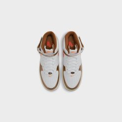 Sneakers Nike Air Force 1 Mid QS (White/Total Orange-Ale Brown) - 5 -shooos shop NikeAirForce1MidQS White TotalOrange AleBrown DH5623 1007 800x