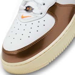 Sneakers Nike Air Force 1 Mid QS (White/Total Orange-Ale Brown) - 5 -shooos shop NikeAirForce1MidQS White TotalOrange AleBrown DH5623 1009 800x