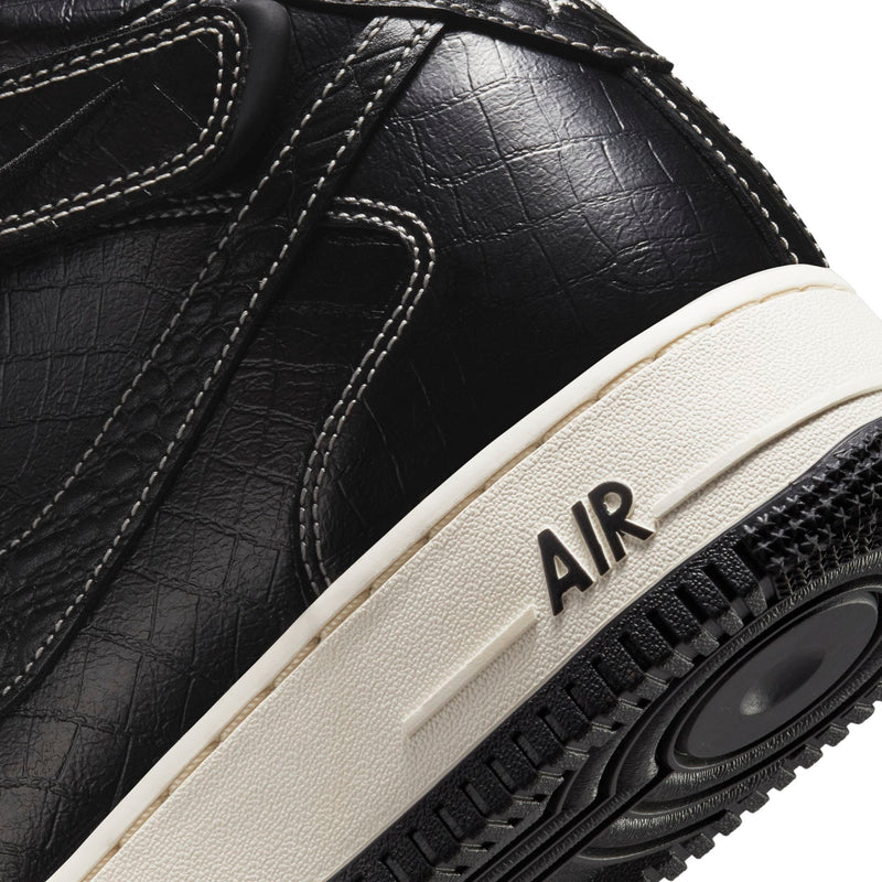 Nike Air Force 1 Mid ‘07 LV8 (Black/Black-Pale Ivory) - 7 Sneakers Nike Air Force 1 Mid ‘07 LV8 (Black/Black-Pale Ivory) - 7 -shooos shop NikeAirForce1Mid 07LV8 Black Black PaleIvory DV1029