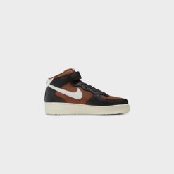 Sneakers Nike Air Force 1 Mid ‘07 LX (Off Noir/Sail-Pecan) - 7 -shooos shop NikeAirForce1Mid 07LX OffNoir Sail Pecan DQ8766 0013 800x