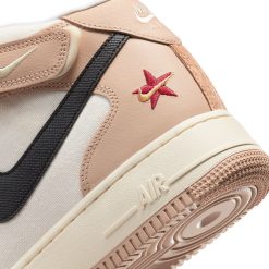 Sneakers Nike Air Force 1 Mid ‘07 LX (Shimmer/Black-Pale Ivory) - 7 -shooos shop NikeAirForce1Mid 07LX Shimmer Black PaleIvory DX2938 20010 800x