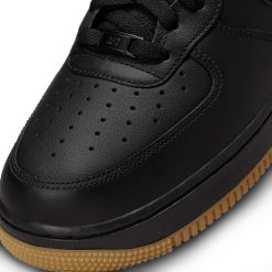 Sneakers Nike Air Force 1 ‘07 (Black/Black-Gum Light Brown) - 7 -shooos shop NikeAirForce1 07 Black Black GumLightBrown DZ4404 0019 800x