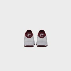 Sneakers Nike Air Force 1 ‘07 (White/White-Dark Beetroot) - 7 -shooos shop NikeAirForce1 07 White White DarkBeetroot DH7561 1066 800x