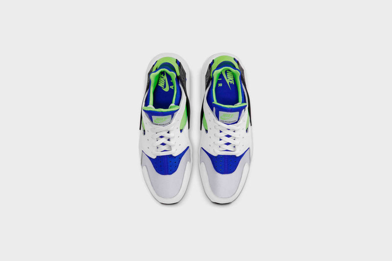 Nike Air Huarache (White/Scream Green-Royal Blue) - 6 Sneakers Nike Air Huarache (White/Scream Green-Royal Blue) - 6 -shooos shop NikeAirHuarache WhiteScreamGreen RoyalBlue DD1068