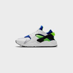 Sneakers Nike Air Huarache (White/Scream Green-Royal Blue) - 6