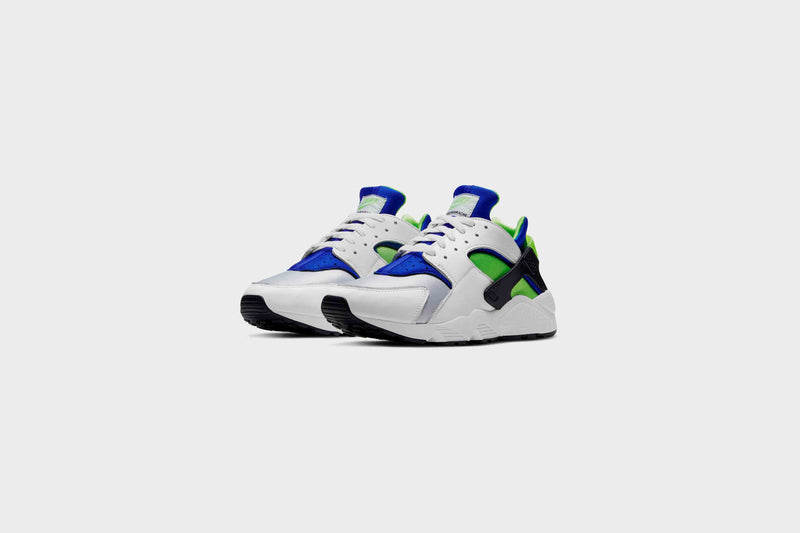 Nike Air Huarache (White/Scream Green-Royal Blue) - 6 Sneakers Nike Air Huarache (White/Scream Green-Royal Blue) - 6 -shooos shop NikeAirHuarache WhiteScreamGreen RoyalBlue DD1068